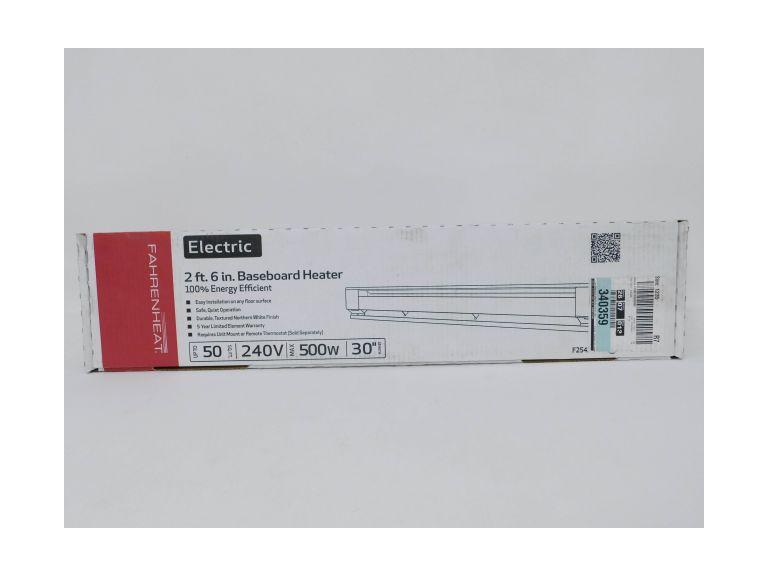 Route 8 Auctions | Fahrenheat 2 1/2 foot Electric Baseboard Heater