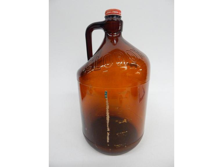 Antique Clorox Amber Glass Bottle FREE SHIPPING Antique Clorox Amber Glass Bottle FREE SHIPPING