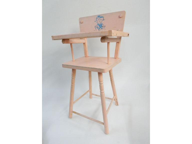 vintage baby doll high chair