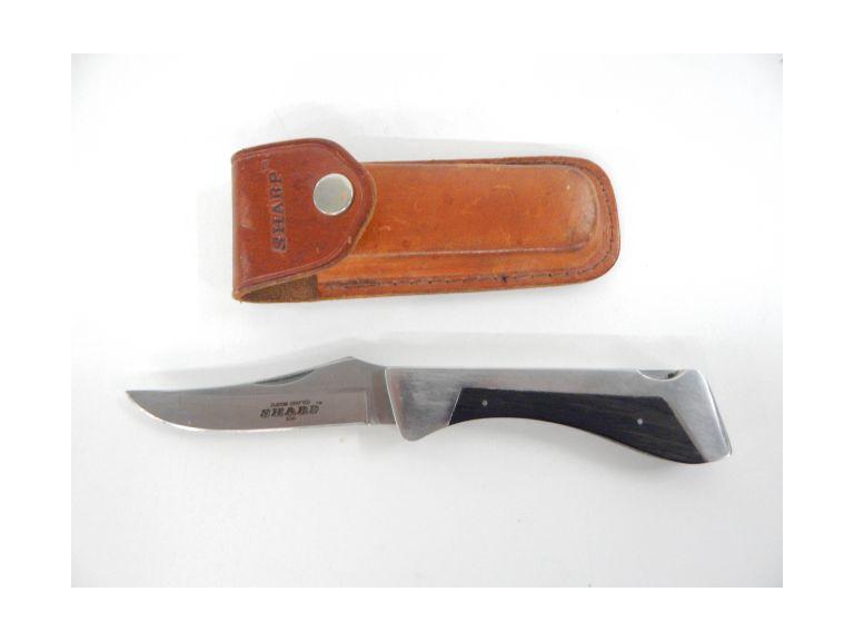 Route 8 Auctions Sharp Brand Folding Pocket Knife