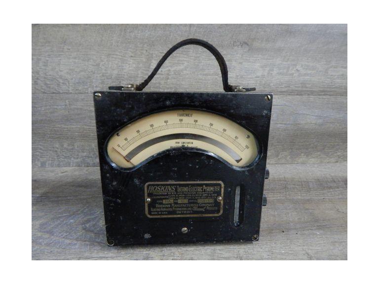 Route 8 Auctions Hoskins Thermo Electric Pyrometer