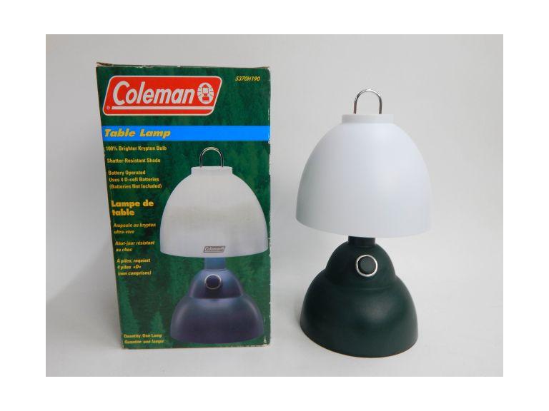 coleman battery operated lamps