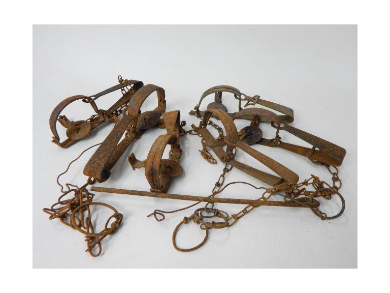 Route 8 Auctions | Collection of Old Animal Foot Traps