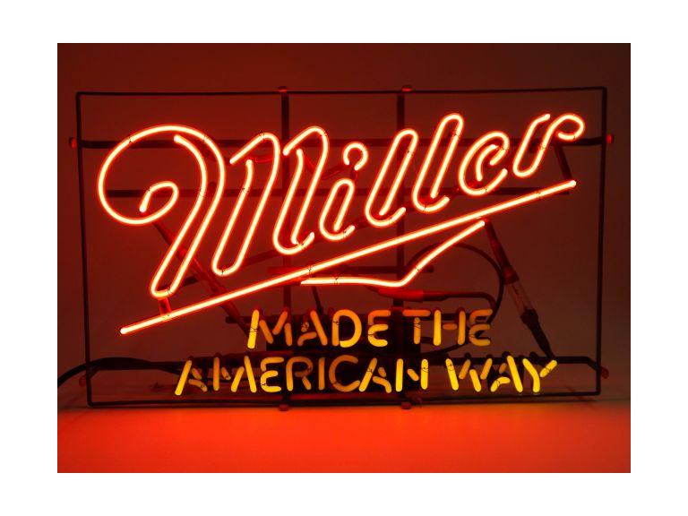 Route 8 Auctions Miller Beer Neon Bar Sign